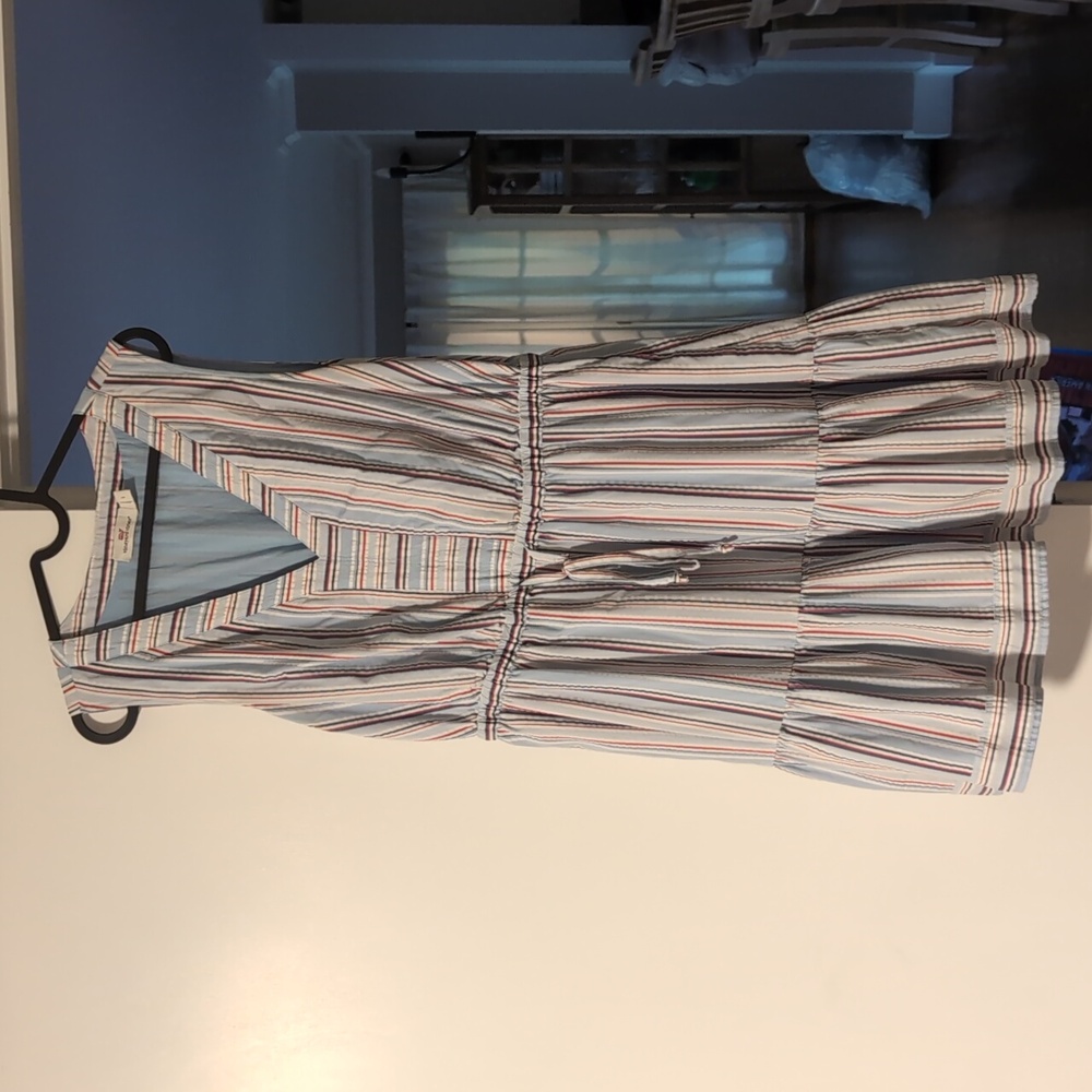 Vineyard Vines Tiered Seersucker Dress